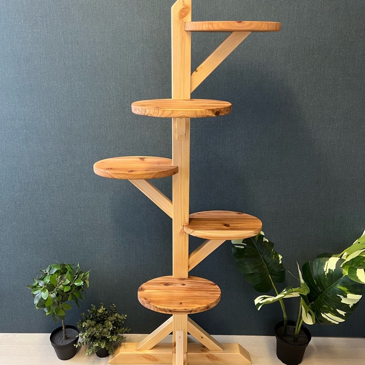 送料無料】 タワーシェルフ ツリー形 L 収納棚 陳列棚 | TanoMake