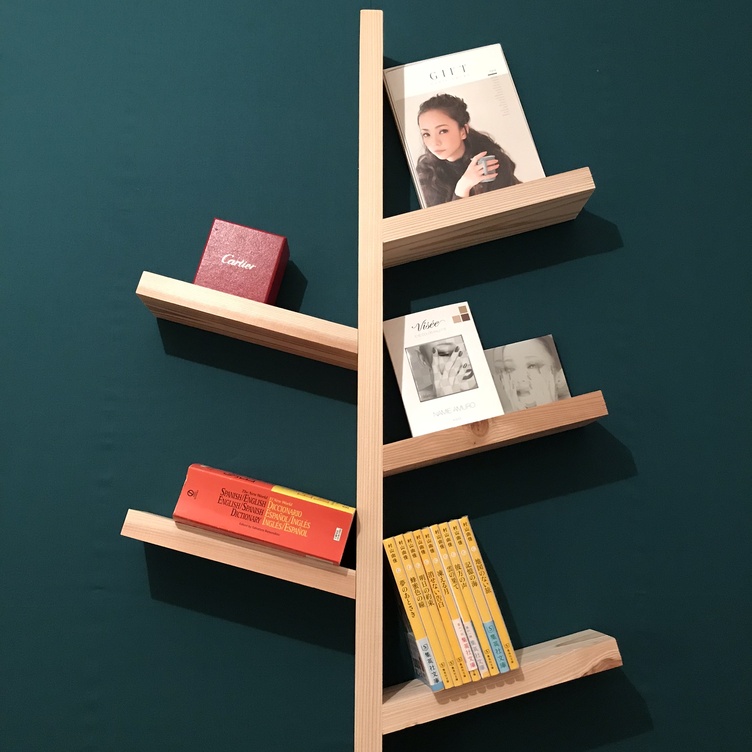 送料無料】 ウォールシェルフ ツリー スギ ナチュラル | TanoMake