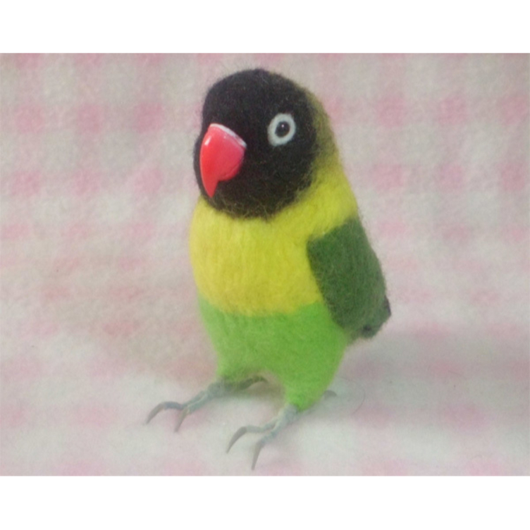 シロハラインコ・ズグロシロハラインコ ☆羊毛フェルト☆羊毛