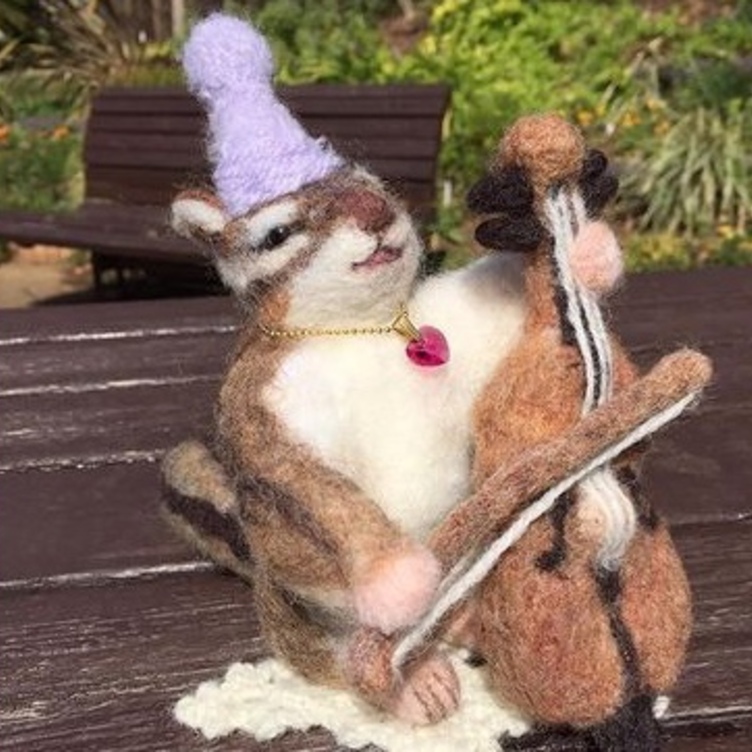 受注制作☆羊毛フェルトのスナネコ赤ちゃん | TanoMake(タノメイク